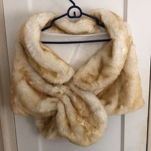 Faux Fur Shawl